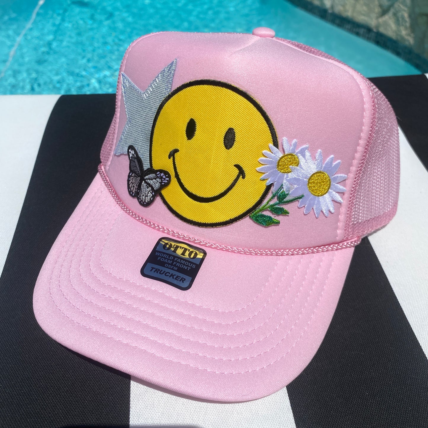 Pink Smiley Hat